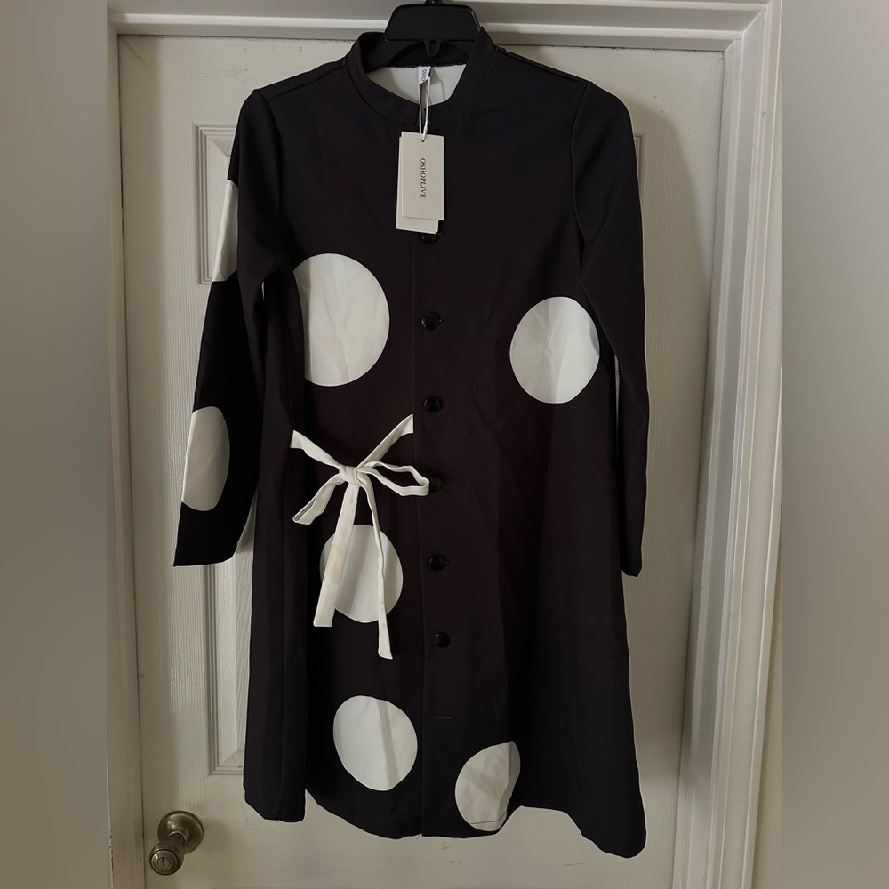 Black and White Polka Dot Dress